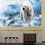 Фотообои Милан M-606 Медведь во льдах