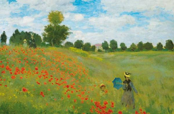 Постер XXL «Клод Моне - Маковое поле» WG 00677 Claude Monet - Champs de Coquelicots