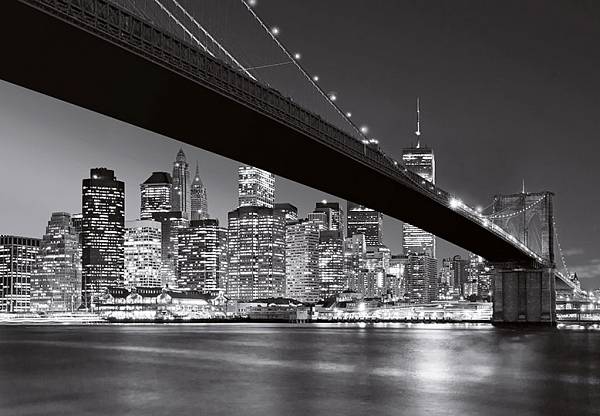 Фотообои на стену «Бруклинский мост Нью-йорк» WG 00140 Brooklyn bridge ny