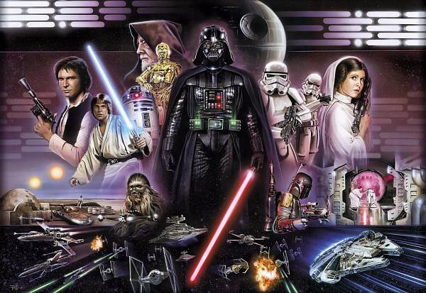 Фотообои на стену «Дарт вейдер Коллаж» Komar 8-482 Star Wars Darth Vader Collage