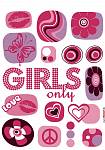 Наклейки на стену «Только для девочек». Komar 17006 Girls only