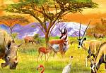 Фотообои на стену «Африка Животные» WG 00154 African animals