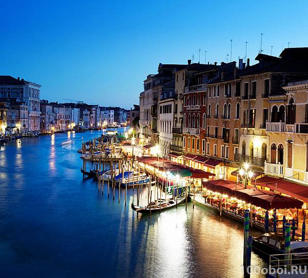 Фотообои на стену «Ночная Венеция». Divino C1-364