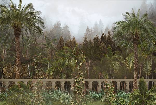 Фотообои HARMONY Decor HD4-228 Тропики Терраса с пальмами