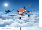 Детские фотообои Komar (Комар). Каталог Дисней 2014 - стр.04 (Komar 8-465 Planes Above the Clouds)