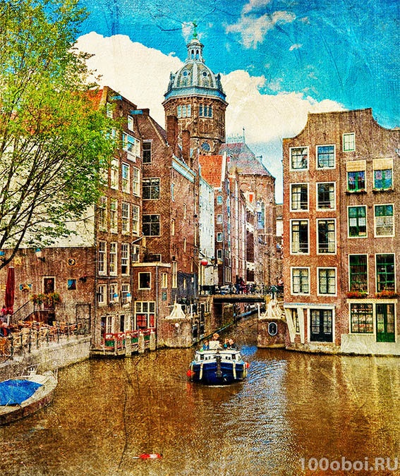 Фотообои на стену «Амстердам». Divino A1-037