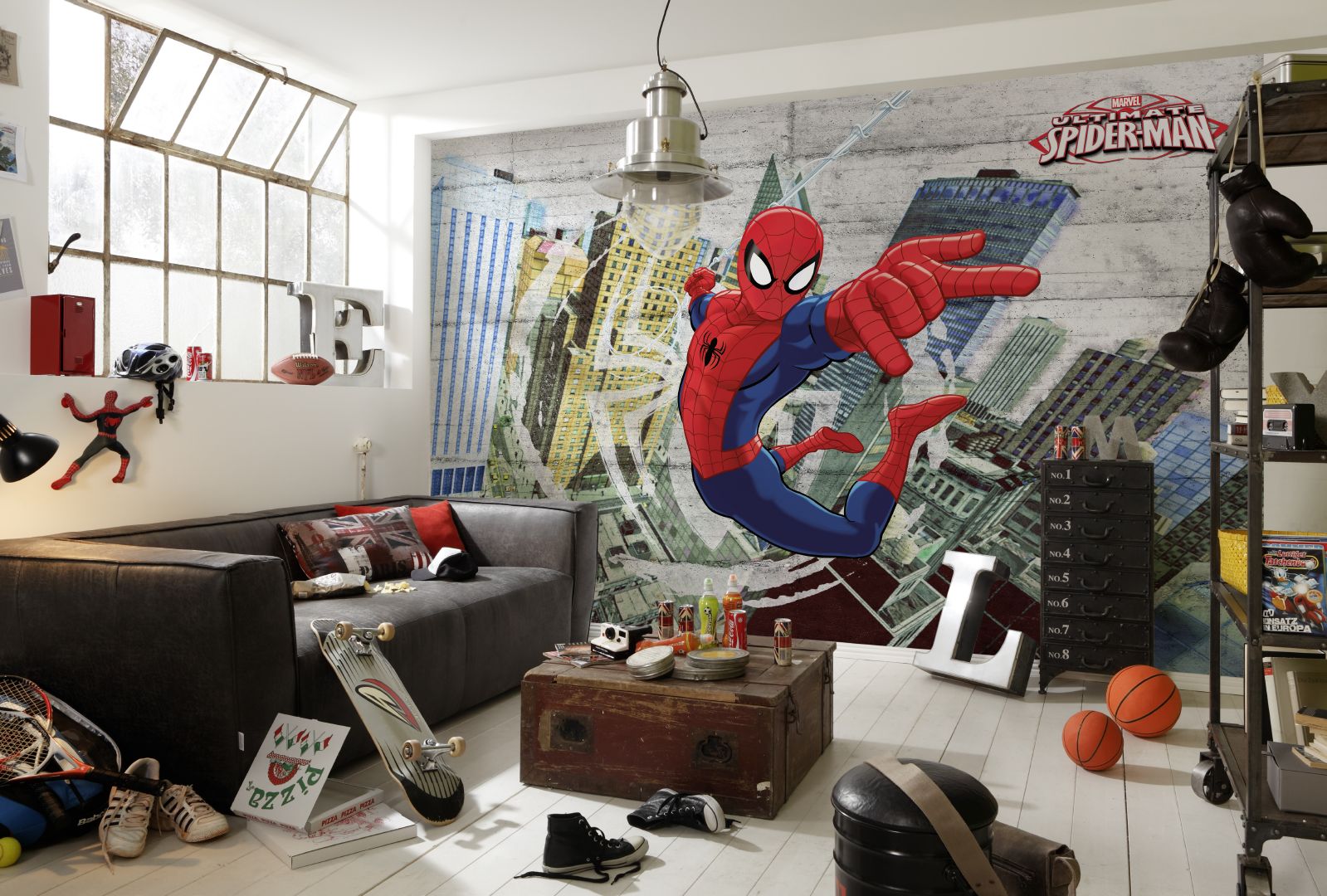 Фотообои на стену «Человек паук» Komar 8-467 Spider-Man Concrete