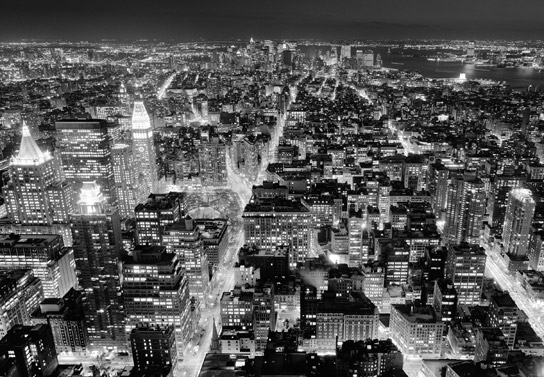 Фотообои на стену «Город. Вид с Эмпайр-стейт-билдинг». WG 00117 From the Empire State Building, South View