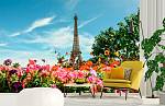 Фотообои HARMONY Decor HD4-057 Цветы Парижа