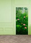 Самоклеющиеся фотообои на дверь HARMONY Decor HDD-077 Цветы в лесу