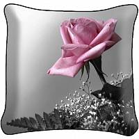 Декоративная фото подушка A2182 Розовая роза