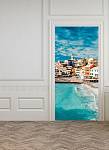 Самоклеющиеся фотообои на дверь HARMONY Decor HDD-065 Морской город