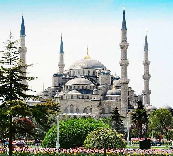 Фотообои на стену «Стамбул Голубая мечеть 2». Divino C1-173