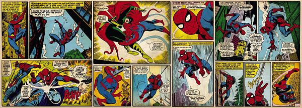 Детские фотообои на стену «Комиксы Человек-Паук». Komar 1-435 Marvel Comic Spiderman