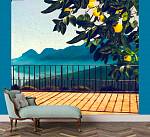 Фотообои HARMONY Decor HD3-167 Картина маслом Летний балкон с лимонами