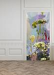 Самоклеющиеся фотообои на дверь HARMONY Decor HDD-119 Живопись Полевые цветы