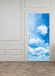 Самоклеющиеся фотообои на дверь HARMONY Decor HDD-089 Голубое небо