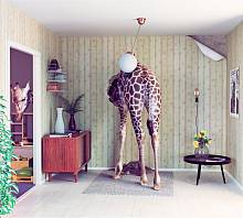 Фотообои URBAN Design UD3-110 3Д фотообои Комната с жирафом