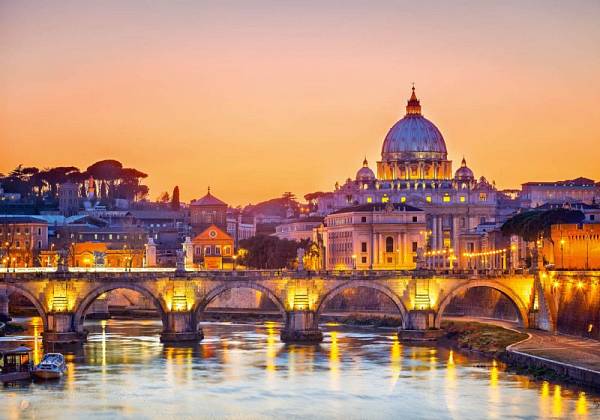 Фотообои «Рассвет над Римом»