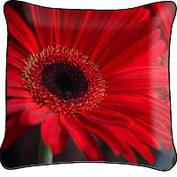 Декоративная фото подушка A1089 Красный цветок