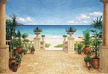 Фотообои на стену «Античный сад 2». WG 00110 Terrace Seascape