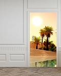 Самоклеющиеся фотообои на дверь HARMONY Decor HDD-197 Мираж в пустыне
