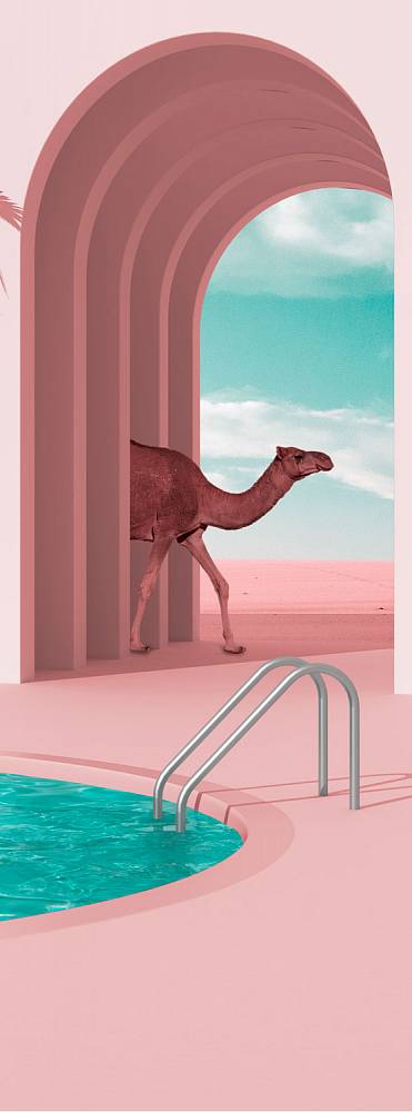Фотообои URBAN Design UD1-031 Сюрреализм с верблюдом