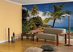 Фотообои на стену «Пальмы пляж море» Komar 8-885 Praslin