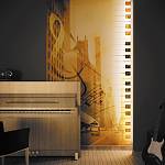 Фотообои на стену АнтиМаркер 1-А-108 Скрипичный ключ, клавиши, труба