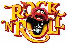 Наклейки на стену «Маппет-шоу рок-н-ролл» Komar 14010 Muppets Tier Rock'n Roll