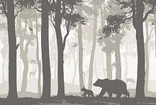 Фотообои URBAN Design UD4-150 Медведи и олени в лесу