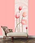 Фотообои HARMONY Decor HD1-040 Тюльпаны на декоративной стене