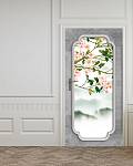 Самоклеющиеся фотообои на дверь HARMONY Decor HDD-191 3Д фотообои Стена с восточным декором -2