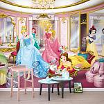 Детские фотообои на стену «Принцессы в зеркальной комнате» Komar 8-4108 Disney Princess Mirror