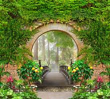 Фотообои HARMONY Decor HD3-105 Старинный сад