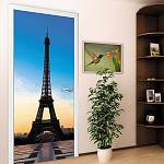 Фотообои на дверь Антимаркер Door's C-022 Эйфелева башня. Париж