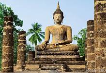 Фотообои на стену «Сукотаи. Храм Wat Sra Si» WG 00287 Sukhothai