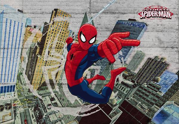 Фотообои на стену «Человек паук» Komar 8-467 Spider-Man Concrete
