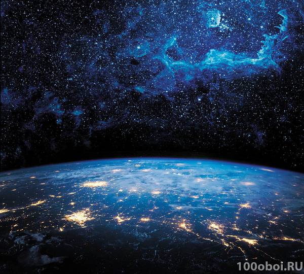 Супермоющиеся фотообои АнтиМаркер 6-А-632 Вид земли из космоса