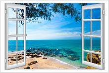 Фотообои HARMONY Decor HD21-44 Окно с видом на пляж