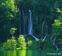 Фотообои Милан M-3002 Лесной водопад