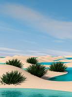 Фотообои HARMONY Decor HD2-182 Оазис в пустыне