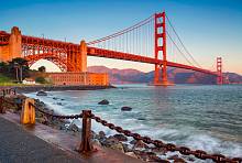 Фотообои URBAN Design UD4-177 Мост Золотые Ворота в Сан-Франциско Набережная