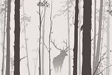 Фотообои URBAN Design UD4-151 Белый туман в лесу