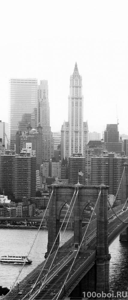 Фотообои на двери AG 0017 «Бруклинский мост» 