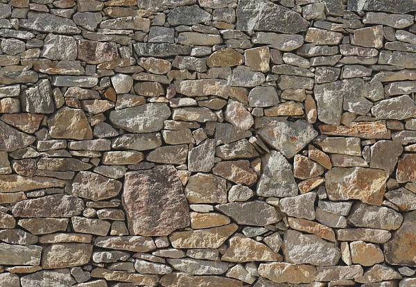 Флизелиновые фотообои «Каменная стена» Komar XXL4-727 Stone Wall