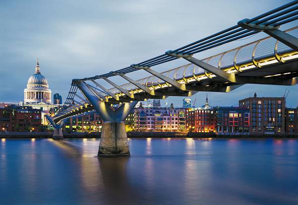 Фотообои на стену «Мост Миллениум в Лондоне» Komar 8-924 Millennium Bridge
