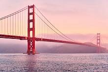Фотообои URBAN Design UD4-176 Мост Золотые Ворота в Сан-Франциско на рассвете