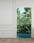 Самоклеющиеся фотообои на дверь HARMONY Decor HDD-187 Тропики у бассейна