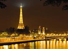 Фотообои на стену «Париж Эйфилева башня» Komar 4-321 Nuit d' or